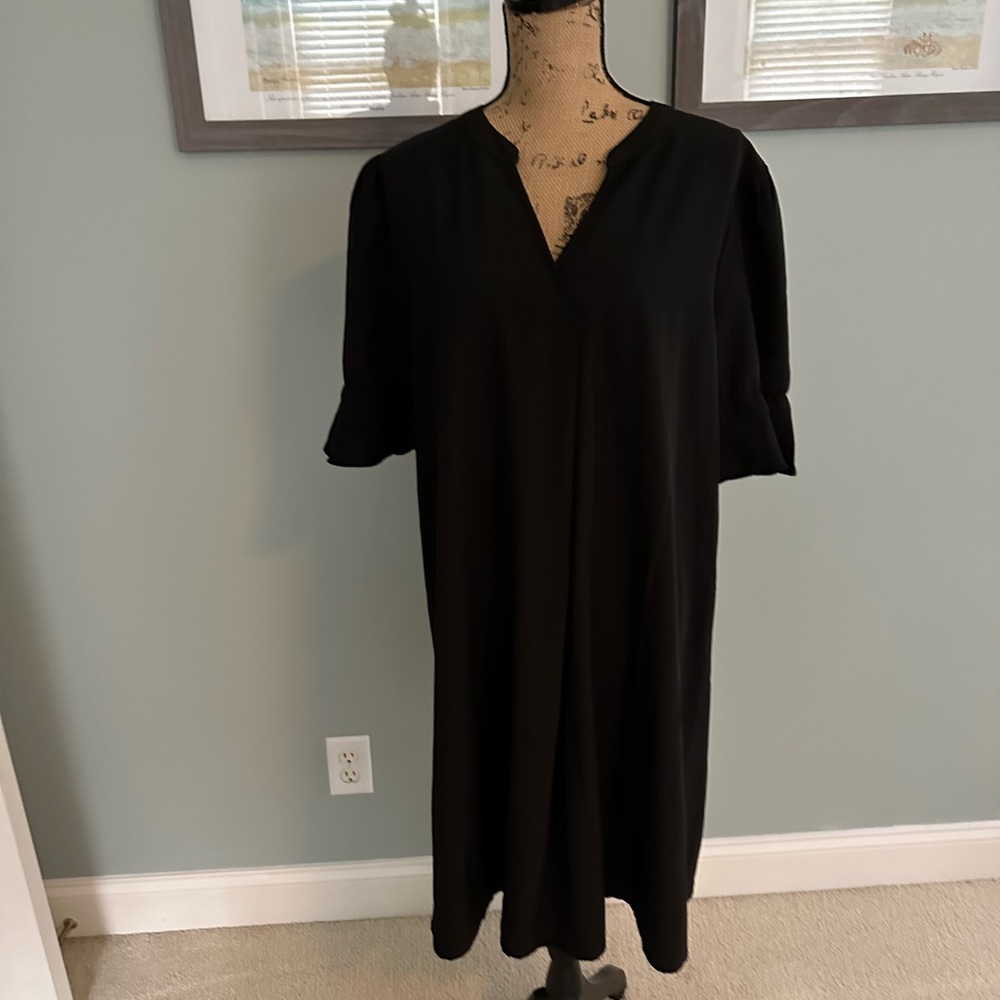 XL black dress